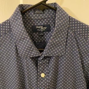 J Crew, Large. Thompson dress shirt, 80s two-ply.